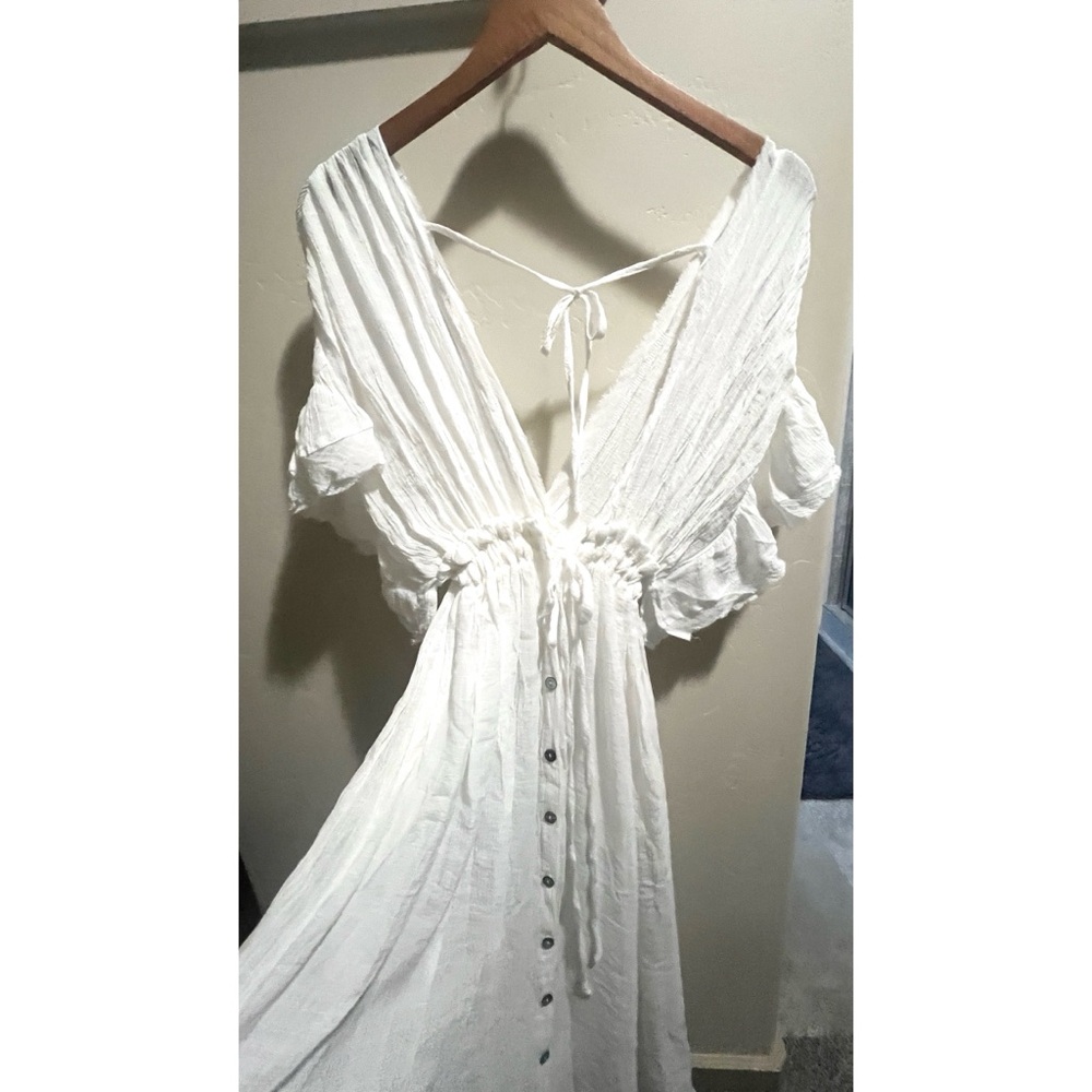 Lk New CUPSHE Romantic Boho Gauze Maxi Dress Swim
Cover-Up Sz Medium - Picture 5 of 7
